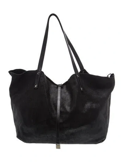 Pre-owned Tiffany & Co Leather Tote In Black