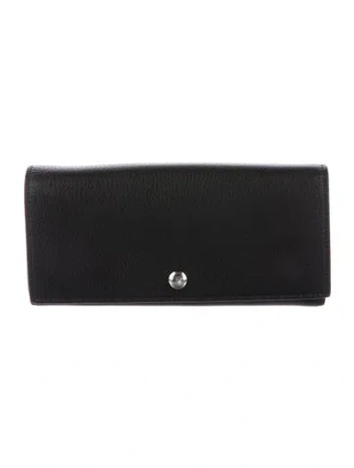 Pre-owned Tiffany & Co Leather Wallet In Black