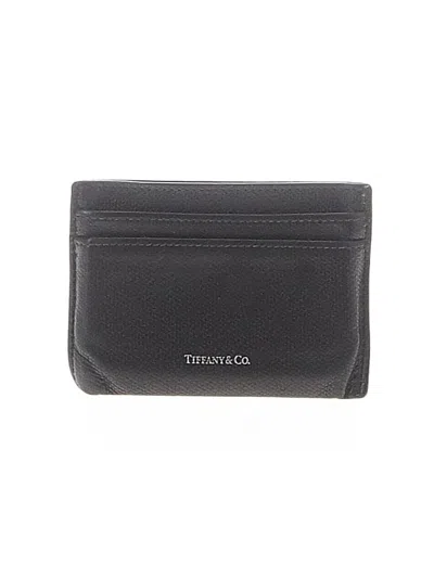 Pre-owned Tiffany & Co Leather Wallet In Black