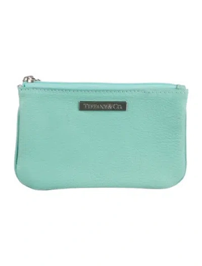 Pre-owned Tiffany & Co Leather Wallet In Blue