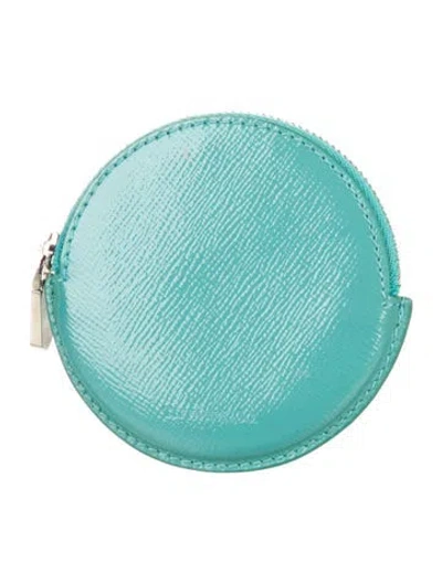 Pre-owned Tiffany & Co Leather Wallet In Blue