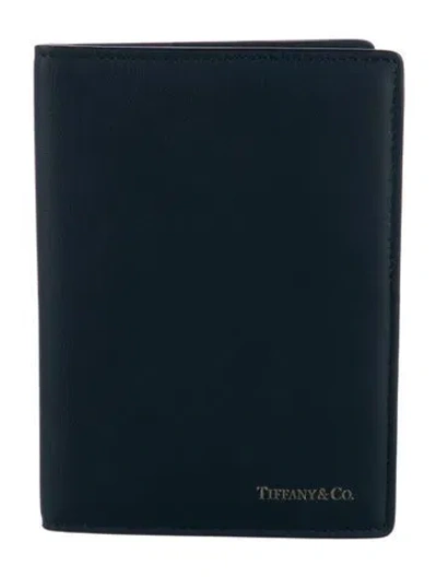 Pre-owned Tiffany & Co Leather Wallet In Blue