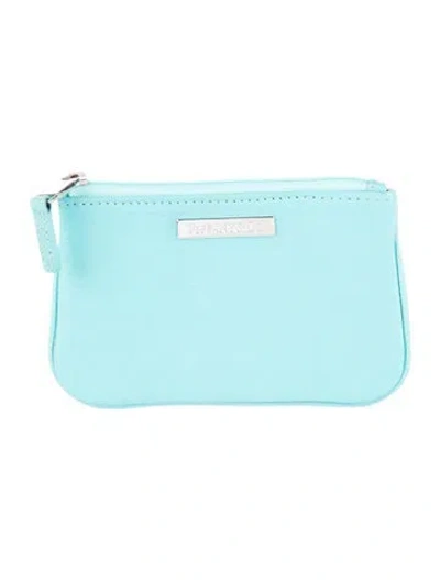 Pre-owned Tiffany & Co Leather Wallet In Blue