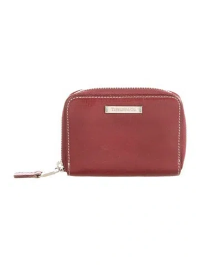 Pre-owned Tiffany & Co Leather Wallet In Pink