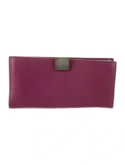 Pre-owned Tiffany & Co Leather Wallet In Pink