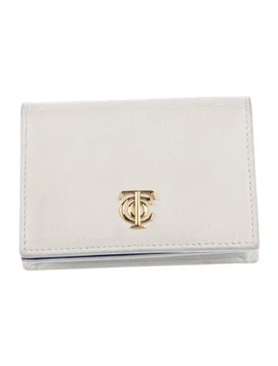 Pre-owned Tiffany & Co Leather Wallet In White