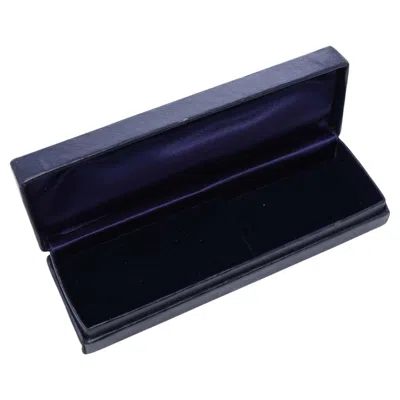 Pre-owned Tiffany & Co . Leather Watch Box In Black