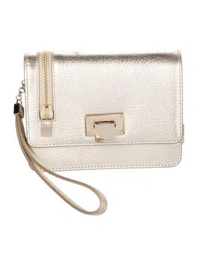 Pre-owned Tiffany & Co Leather Wristlet In Gold