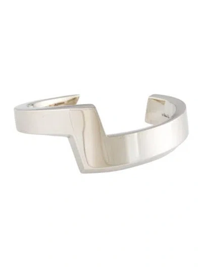 Pre-owned Tiffany & Co Lightning Bolt Cuff Bracelet, 5.75" In Multi