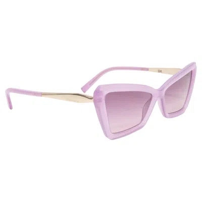 Pre-owned Tiffany & Co Lilac . Angular Cat-eye Sunglasses In Purple