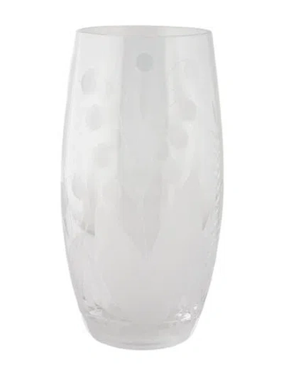 Pre-owned Tiffany & Co Lily Of The Valley Vase In Transparent