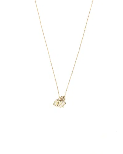 Tiffany & Co Lock & Key 18kt Necklace In Yellow