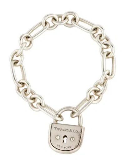 Pre-owned Tiffany & Co Lock Bracelet, 6.5" In Multi