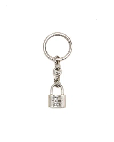 Pre-owned Tiffany & Co Lock Silver Key Ring