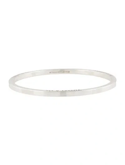Pre-owned Tiffany & Co Logo Bangle Bracelet, 7.5" In Multi