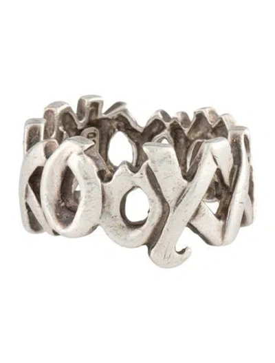Pre-owned Tiffany & Co Love & Kisses Ring In Multi