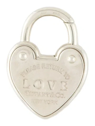 Pre-owned Tiffany & Co Love Heart Padlock Charm In Multi
