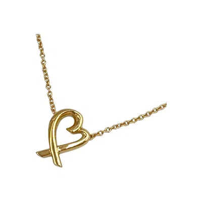 Pre-owned Tiffany & Co Loving Heart (18k) Necklace () In Gold