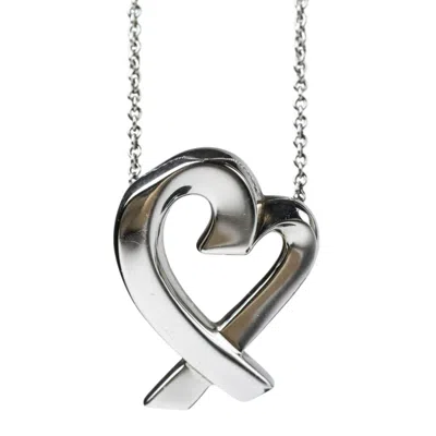 Pre-owned Tiffany & Co Loving Heart 925 Necklace () In Silver