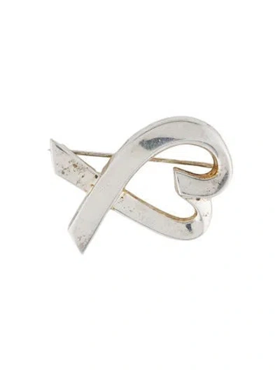 Pre-owned Tiffany & Co Loving Heart Brooch In Multi