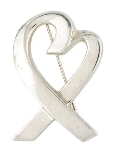 Pre-owned Tiffany & Co Loving Heart Brooch In Multi