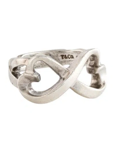 Pre-owned Tiffany & Co Loving Heart Double Infinity Ring In Multi