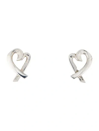 Pre-owned Tiffany & Co Loving Heart Earclip Earrings In Multi