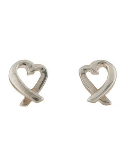 Pre-owned Tiffany & Co Loving Heart Earrings In Multi
