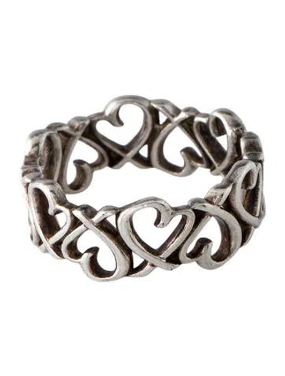 Pre-owned Tiffany & Co Loving Heart Eternity Band In Multi