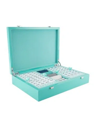 Pre-owned Tiffany & Co Mah Jongg Set In Blue