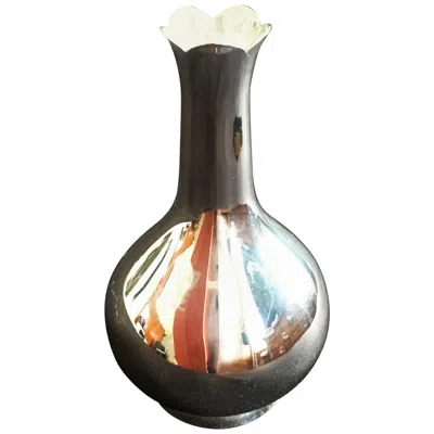 Pre-owned Tiffany & Co . Makers Sterling Silver Vase In Sand