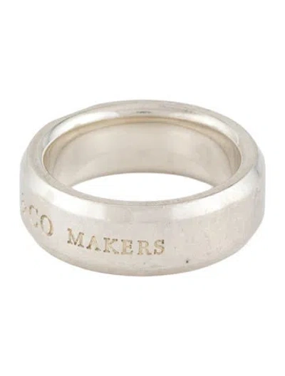 Pre-owned Tiffany & Co Makers Wide Slice Ring In Multicolor