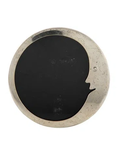 Pre-owned Tiffany & Co Man In The Moon Sterling Picture Frame In Metallic/silver