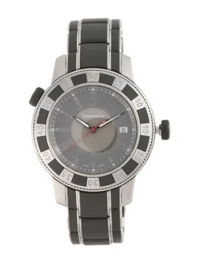 Pre-owned Tiffany & Co Mark T-57 Resonator Watch, 42mm In Multicolor