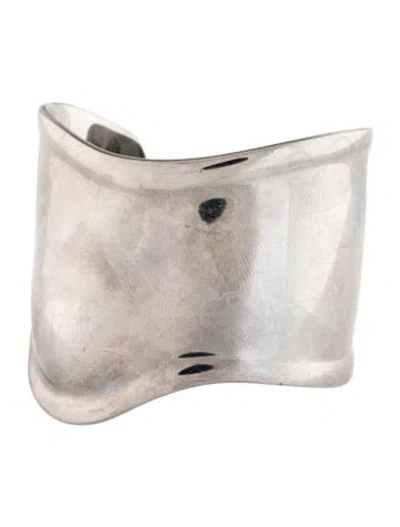 Pre-owned Tiffany & Co Medium Right Bone Cuff Bracelet, 7" In Multi