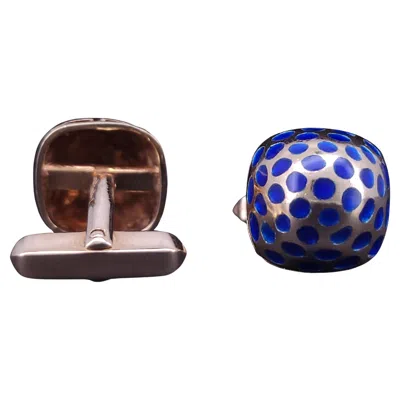 Pre-owned Tiffany & Co Men 18k Yellow Gold Mushroom Cufflinks