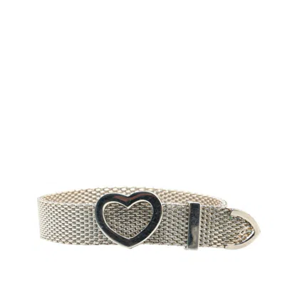 Pre-owned Tiffany & Co Mesh 925 Bangle () In Silver