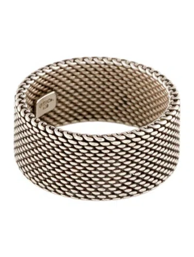Pre-owned Tiffany & Co Mesh Band Ring In Multi