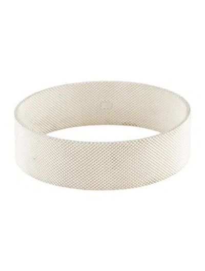 Pre-owned Tiffany & Co Mesh Bangle Bracelet, 7.25" In Multi
