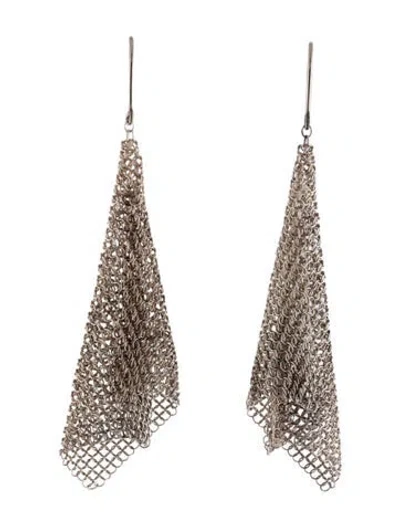 Pre-owned Tiffany & Co Mesh Scarf Earrings In Multi