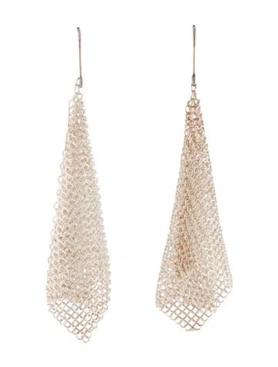 Pre-owned Tiffany & Co Mesh Scarf Earrings In Multi