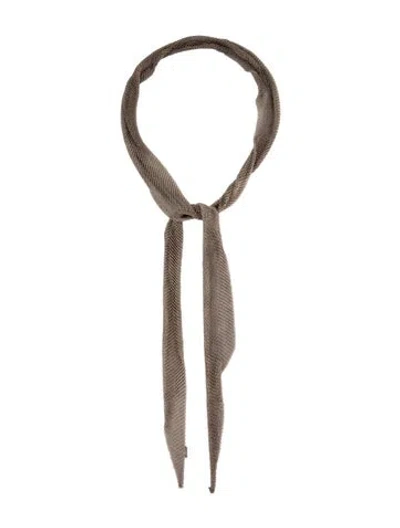 Pre-owned Tiffany & Co Mesh Scarf Necklace, 37.75" In Multicolor