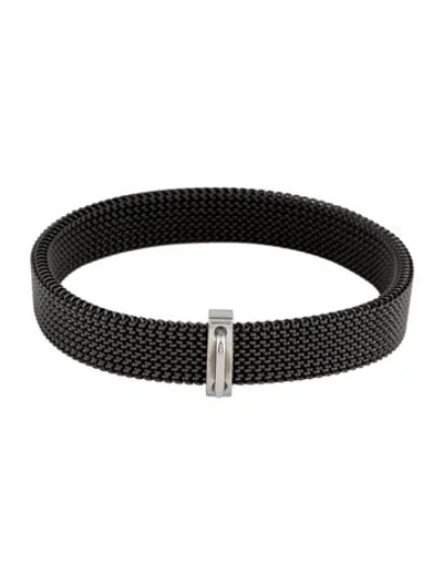 Pre-owned Tiffany & Co Mesh Stretch Link Bracelet, 7" In Multi