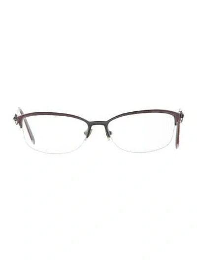 Pre-owned Tiffany & Co Metal Frame Oversize Eyeglasses