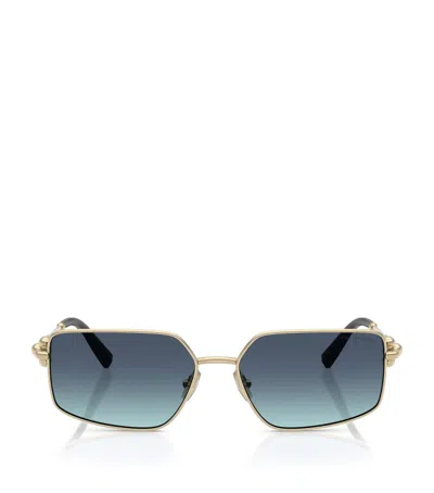 Tiffany & Co . Unisex Sunglasses Tf3111 In Azure Gradient Blue