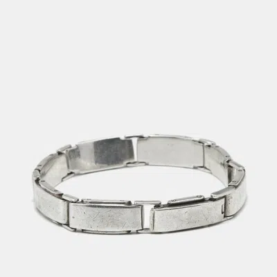 Pre-owned Tiffany & Co Metropolis Link Sterling Silver Bracelet