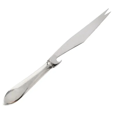 Pre-owned Tiffany & Co Mid-century Modernist Sterling Silver Bar Knife Signed .