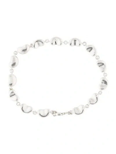 Pre-owned Tiffany & Co Mini Continuous Bean Design Link Bracelet, 6.75" In Multi
