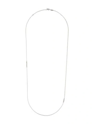 Pre-owned Tiffany & Co Mixed Bead Chain Necklace, 32" In Multi