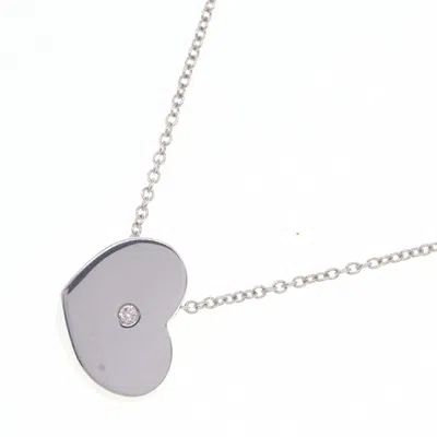 Pre-owned Tiffany & Co Modern Heart Sterling 925 Necklace () In Multi